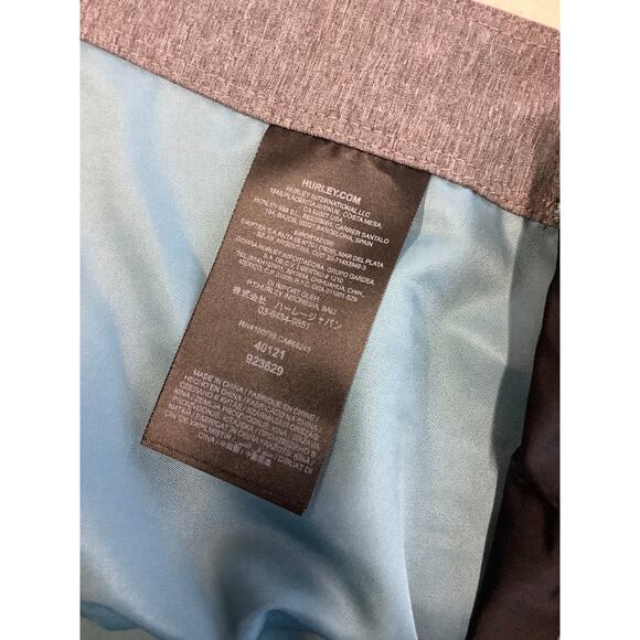 Hurley Men's 40 Noise Aqua One & Only 2.0 Boardshorts 21" Swim Beach Surf L9-26 - Picture 9 of 9